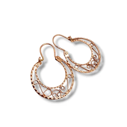 Kolczyki pr.585 (14k) waga: 3,25g