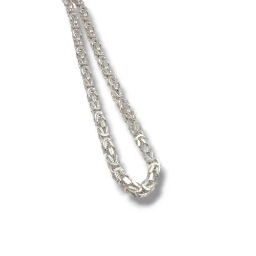 Łańcuszek pr.925 waga: 38,70g (splot królewski)