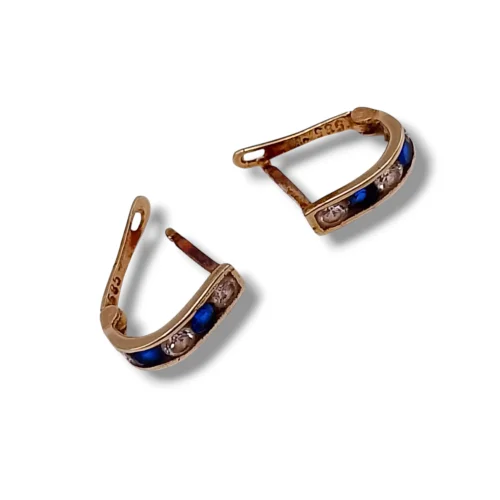 Kolczyki pr.585 (14k) waga: 0,77g