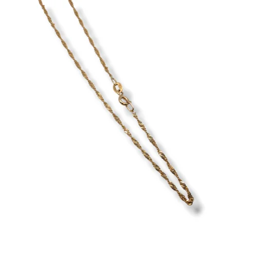 Łańcuszek pr.585 (14k) waga: 2,23g